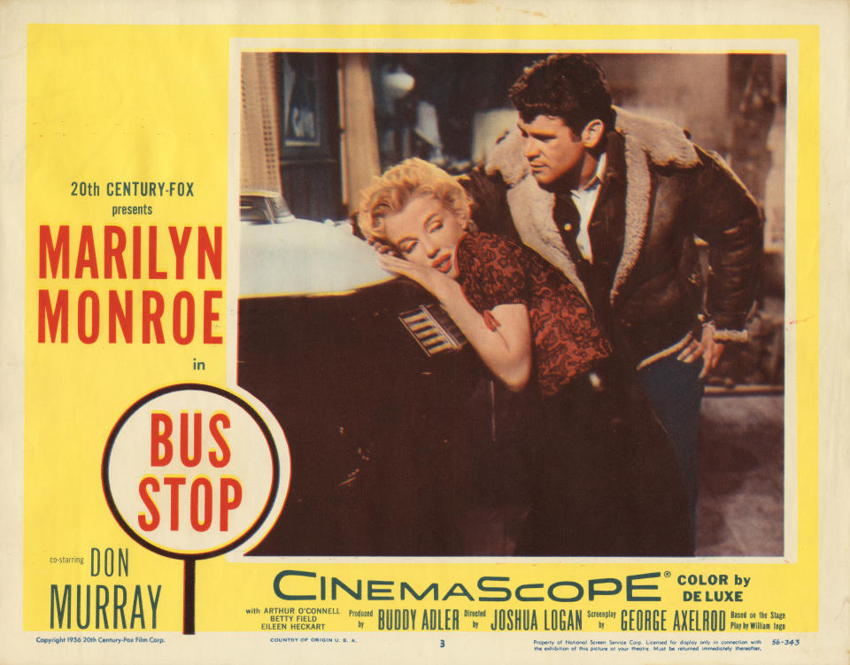 Marilyn Monroe, Don Murray, ‘Bus Stop’ (1956)