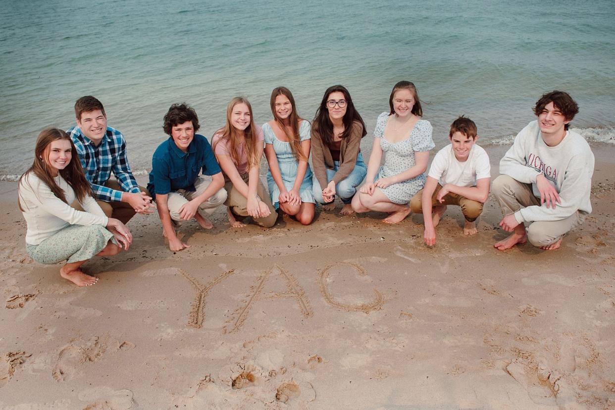 Members of the Charlevoix County Community Foundation Youth Advisory Committee.