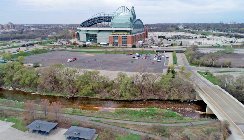 American Family Field will undergo anti-flooding measures to reduce the risk posed by the nearby Menomonee River.