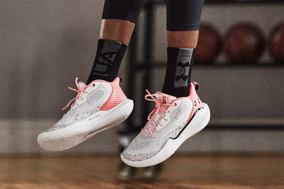 The women’s-only Under Armour UA Flow Breakthru 2 basketball shoe. - Credit: Courtesy of Under Armour