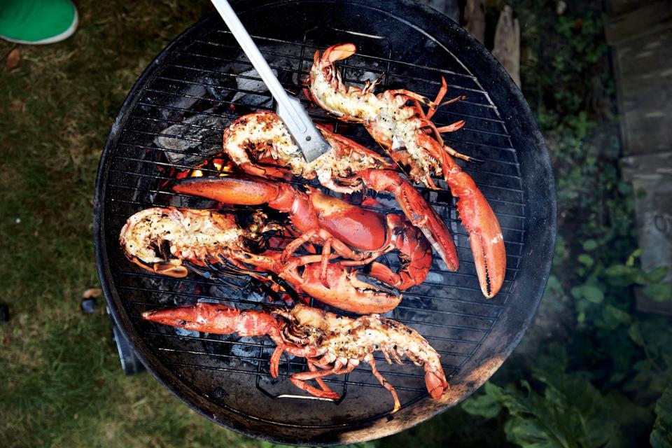 Grilled Split Lobster