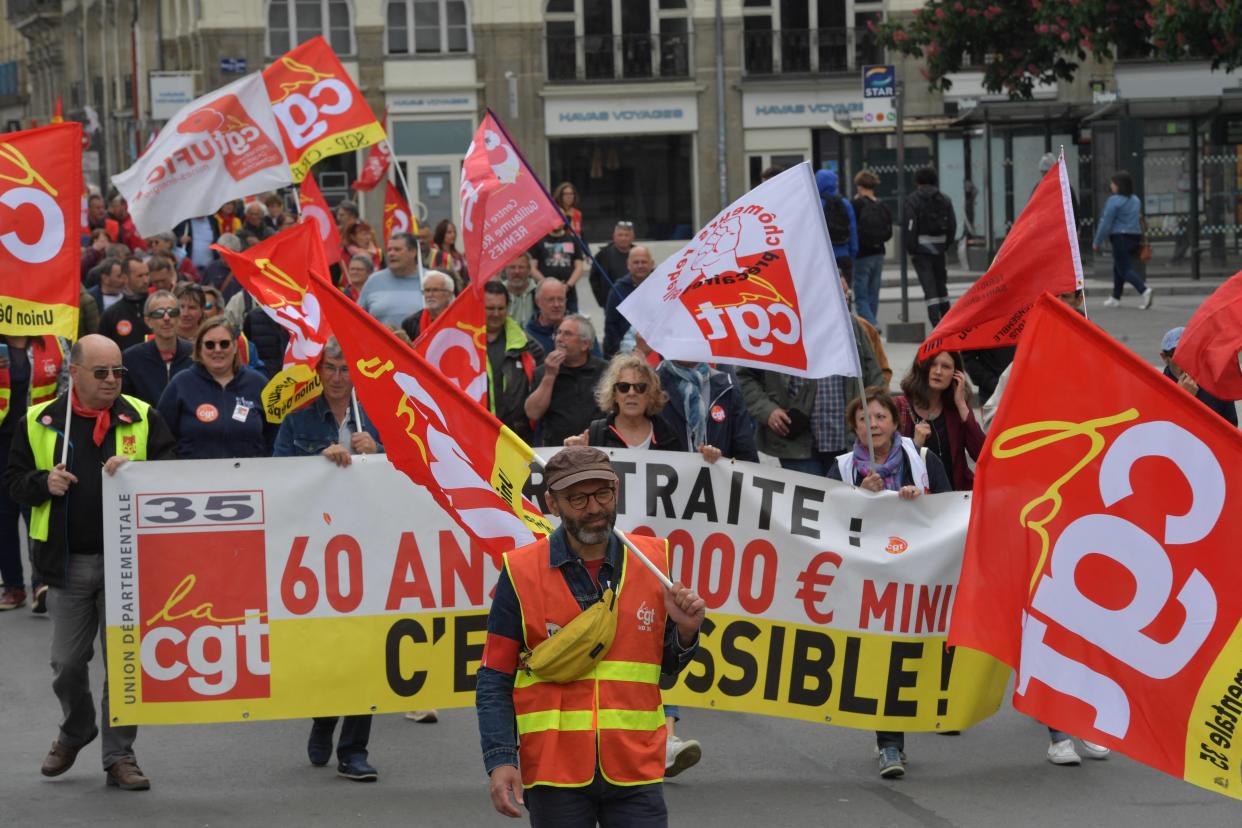 Réforme des retraites : une quatorzième (et dernière ?) mobilisation ce 6 juin en France   (Photo de la mobilisation du 23 mai 2023 à Rennes) 