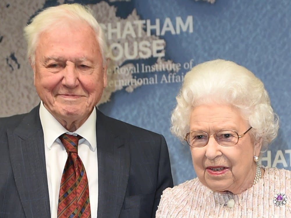 David Attenborough und Queen Elizabeth II. kannten sich gut. (Bild: imago images/i Images)