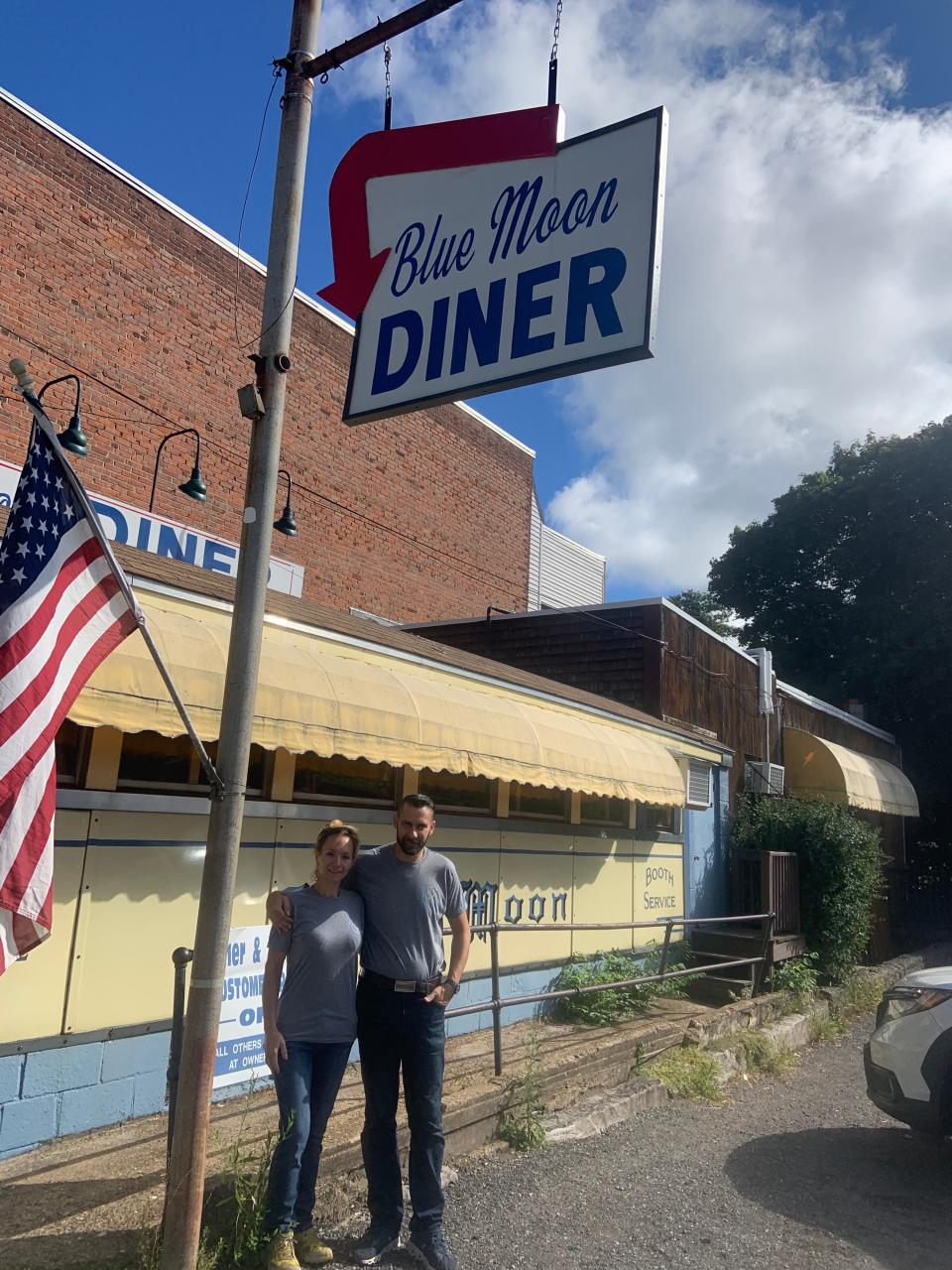 Robert and Kathleen Wright of Orange recently purchased the Blue Moon Diner in Gardner for $290,000.