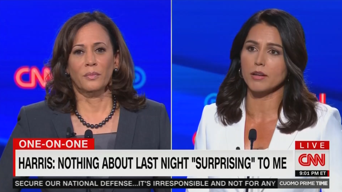 Tulsi Gabbard Accuses Kamala Harris Campaign Of Using Cheap Smears