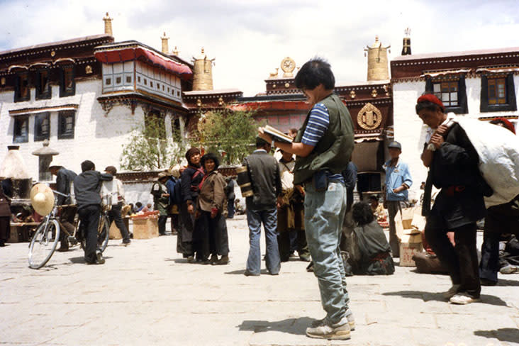 Ong at Jokhang in Lhasa, Tibet (1986 )