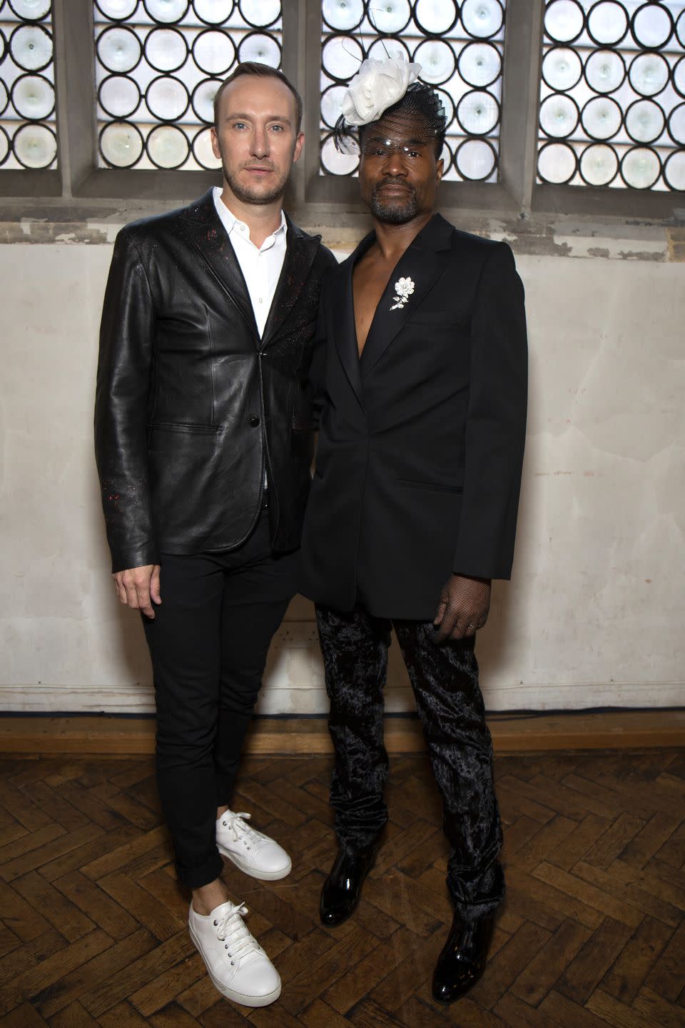 <p>Attending the Sharon Wauchob SS20 show with his husband Adam Porter-Smith, Porter kept his monochrome look simple with a Wauchob-designed suit, Stephen Jones white hat and jewellery by Oscar Heyman. </p><p>Following the show, he took to <a href="https://www.instagram.com/p/B2eT76gloNG/" rel="nofollow noopener" target="_blank" data-ylk="slk:Instagram;elm:context_link;itc:0;sec:content-canvas" class="link ">Instagram</a> to congratulate the designer, writing: 'I want every single thing. Pure elegance.'</p>