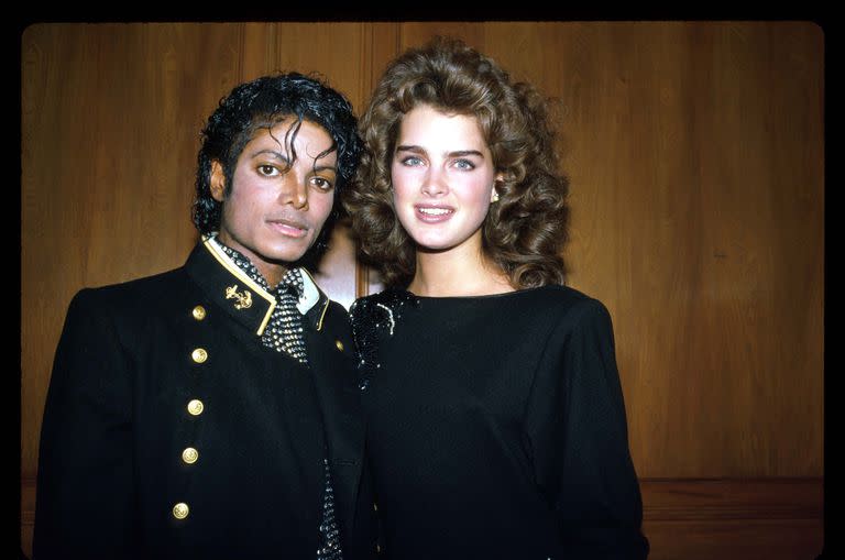 Michael Jackson y Brooke Shields, en 1984