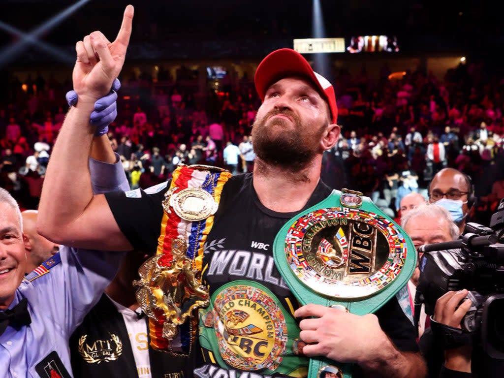 Fury retained his WBC and Ring magazine titles with a second win over Wilder (Getty Images)