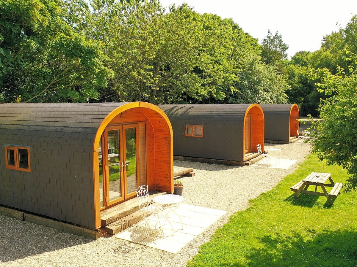 The Viking Garth Hideaways  are all about merging indoor living with the outside world (Viking Garth Hideaways)