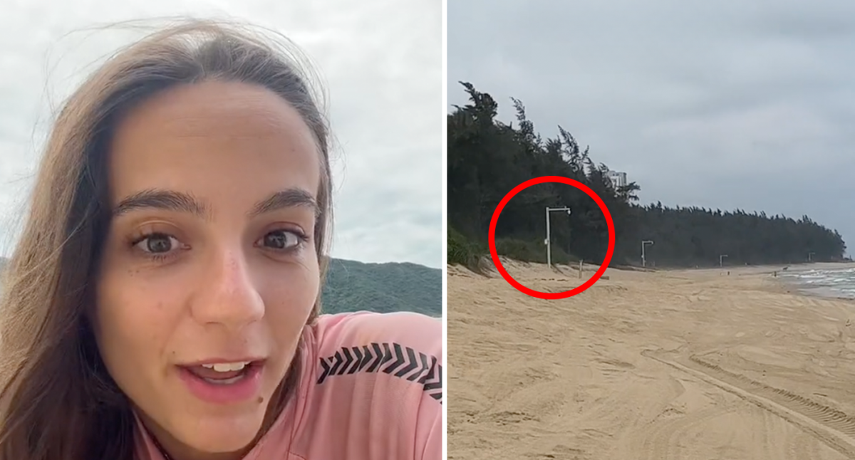 Un turista queda impactado por un detalle «aterrador» en una playa china