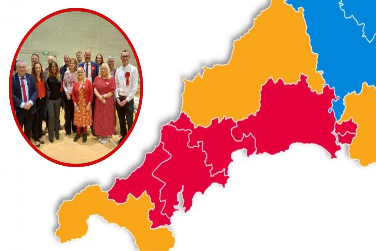 Labour and the Liberal Democrats have claimed all six of Cornwall's MP seats from the Conservatives <i>(Image: Newsquest)</i>