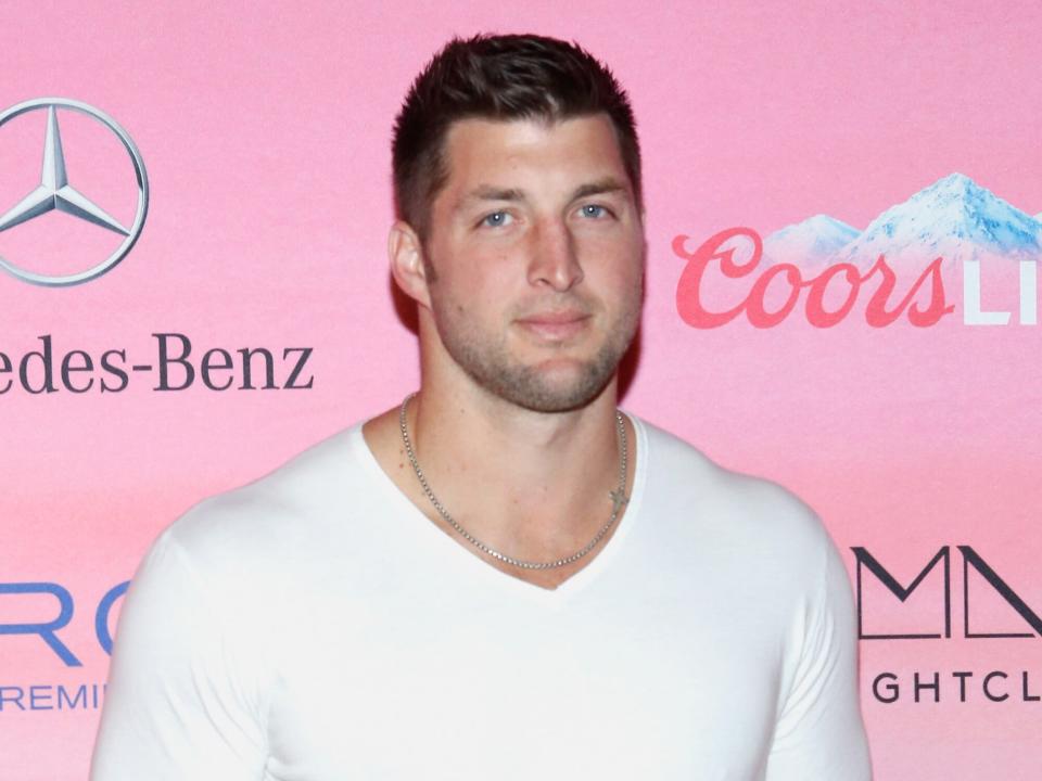 Tim Tebow attends ESPN the Party at WestWorld of Scottsdale on January 30, 2015 in Scottsdale, Arizona