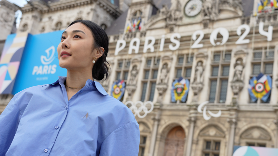 Paris Olympics | High jump goddess Yang Wenwei hosted an in-depth visit to Paris before the Olympics