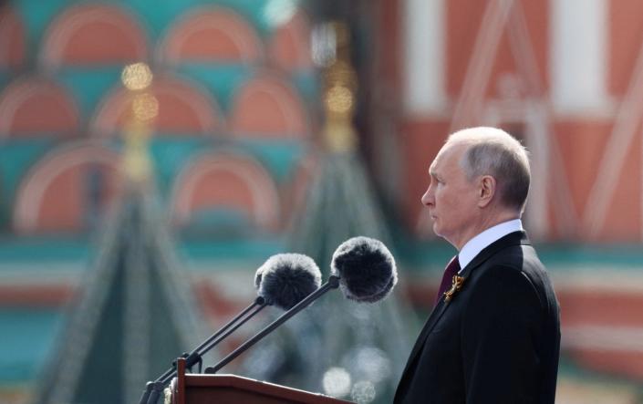 Russian President Vladimir Putin delivers his Victory Day speech - SPUTNIK