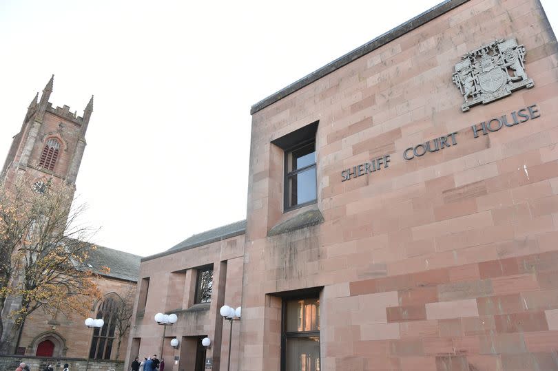 Kilmarnock Sheriff Court, where the carer was convicted of two charges