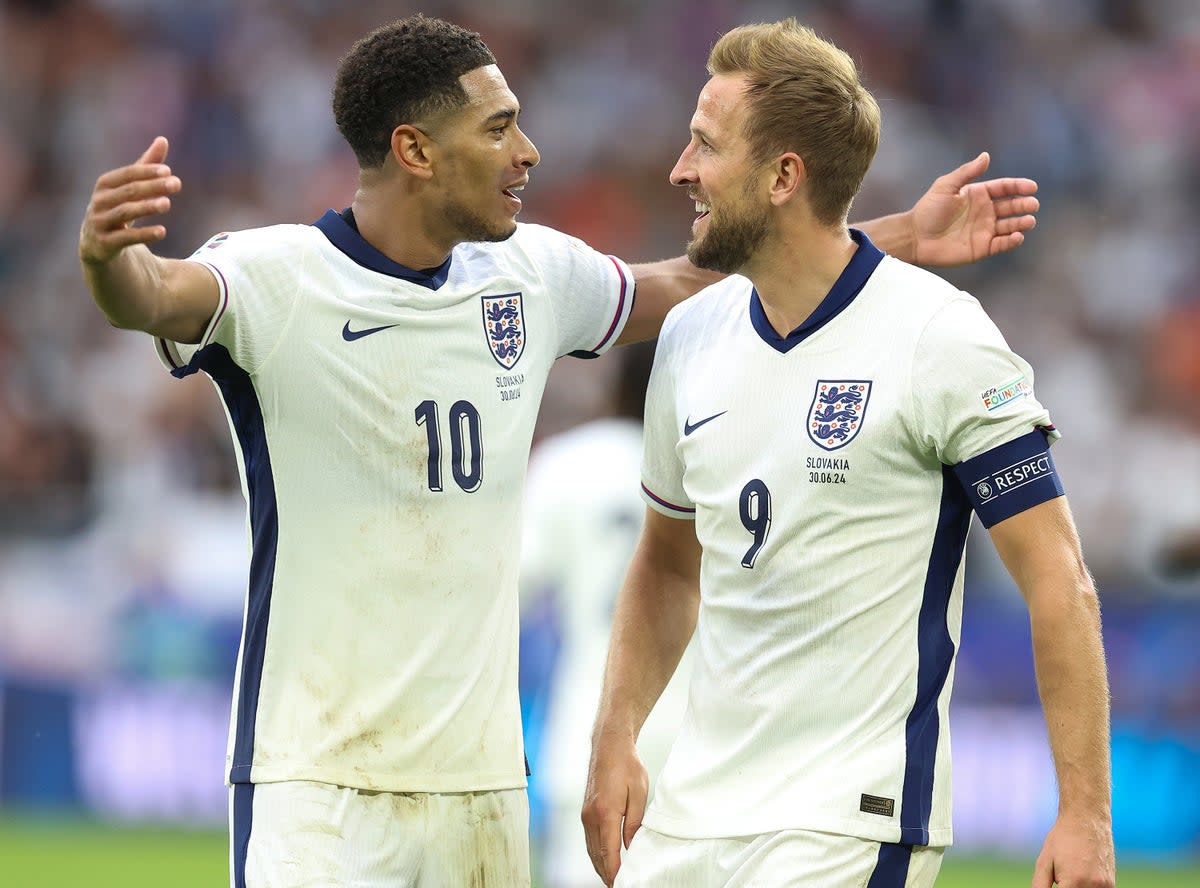 England will play in a quarterfinal match against Switzerland on Saturday, July 6 (Richard Pelham / Getty Images)