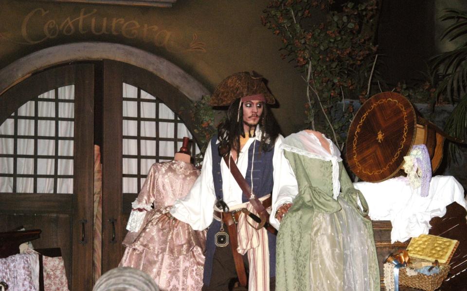 Jack Sparrow, as seen on the Pirates of the Caribbean ride - WireImage