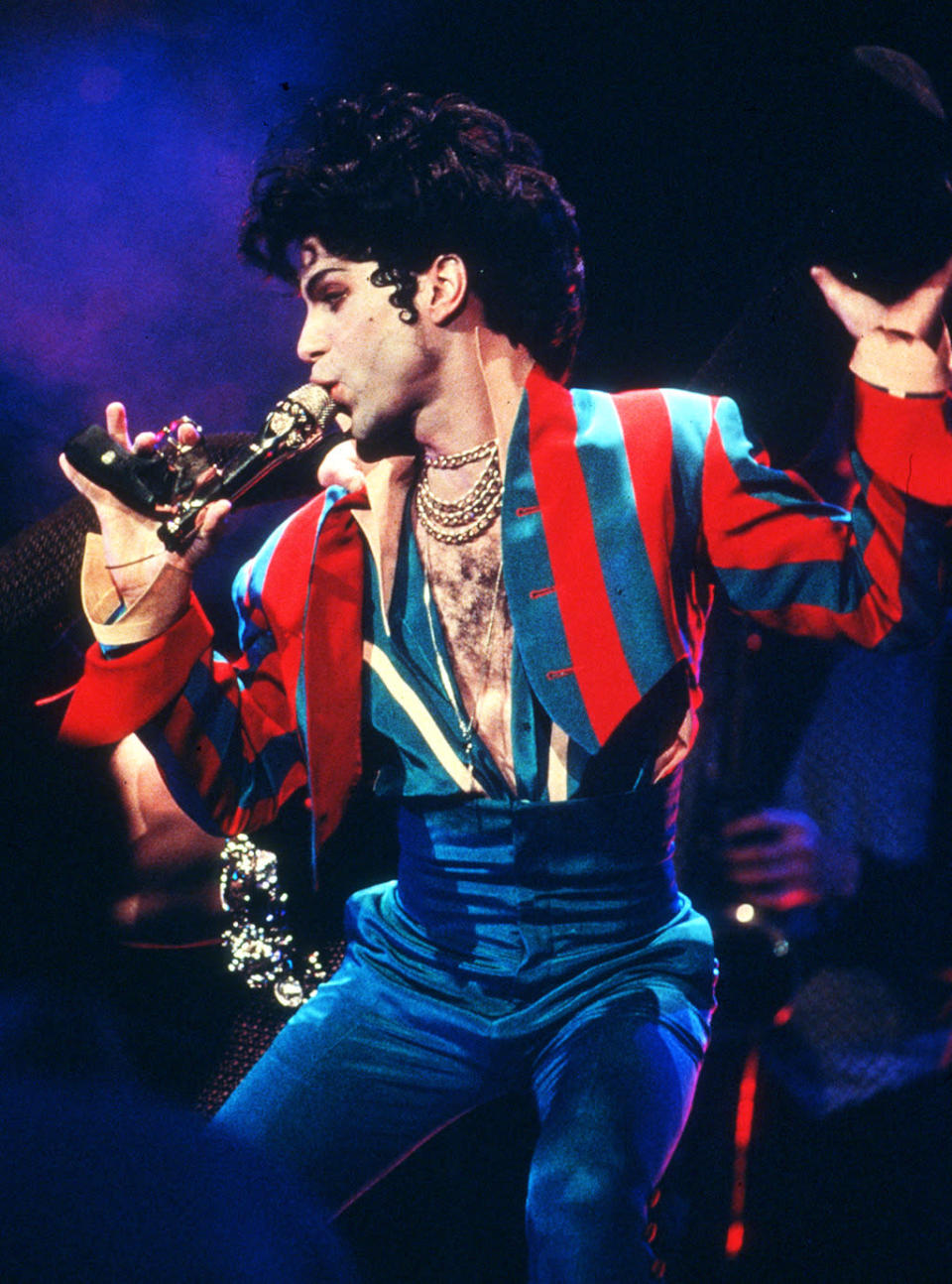 Prince performs onstage at Radio City Music Hall on March 24, 1993 in New York, New York.