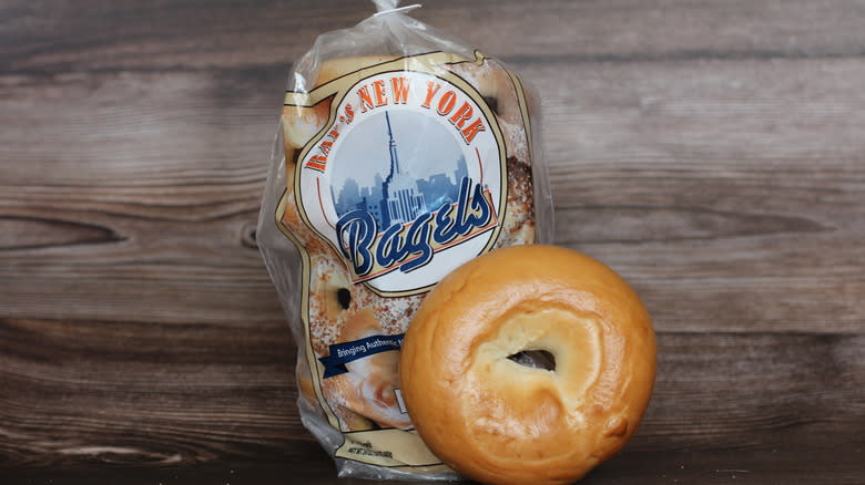 Ray's New York bagels in bag