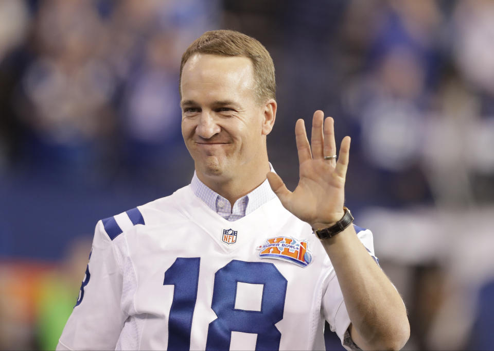 Could Peyton Manning be in a broadcast booth this season? (AP)