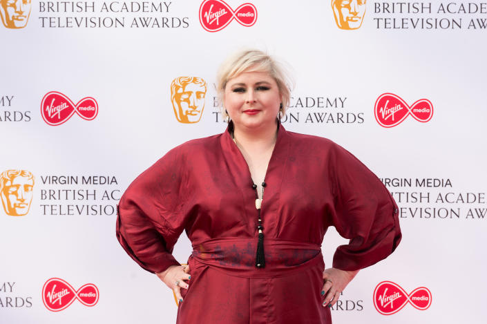 Siobhan McSweeney attends the Virgin Media British Academy Television Awards ceremony at the Royal Festival Hall on 12 May, 2019 in London, England. (Photo by WIktor Szymanowicz/NurPhoto via Getty Images)