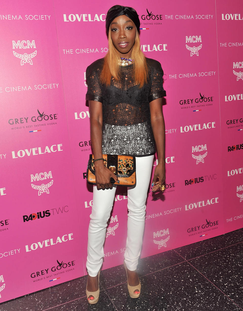 <b>Who:</b> Estelle<br><br> <b>Wearing:</b> Where to begin...<br><br> <b>Where:</b> "Lovelace" screening in NYC