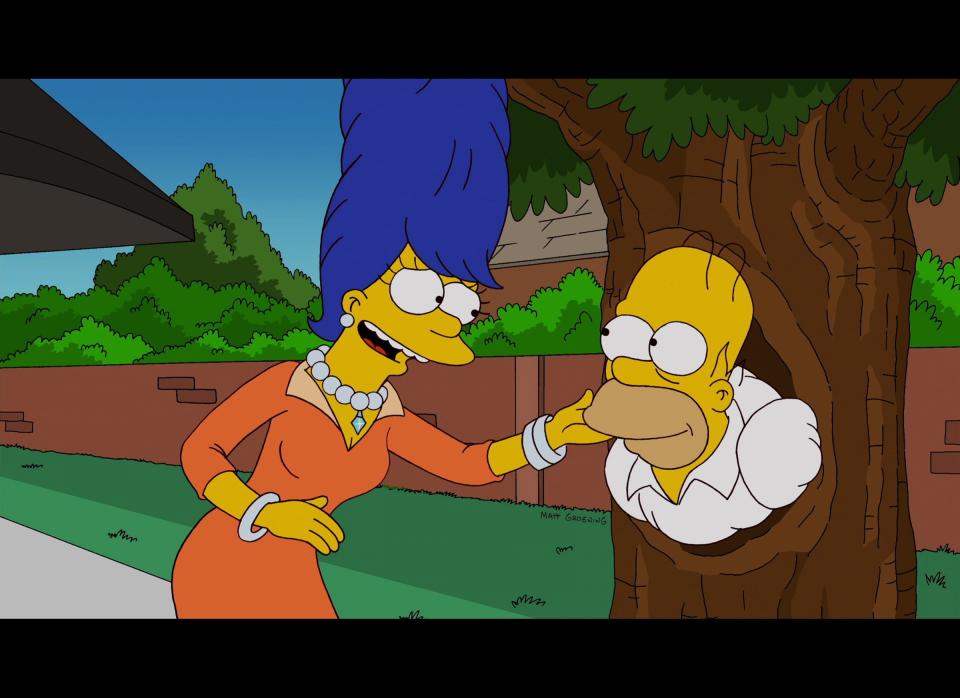 In the 23rd annual "Treehouse of Horror," we go back to ancient times when a Mayan Homer and Marge are witness to the prediction that 2012 will be the end of the world, the Springfield Subatomic Supercollider creates a black hole that terrorizes the city, a little unholy pact Marge when she was younger makes things go bump in the night and Bart travels to 1974 to buy a comic book at cover price but inadvertently disrupts Homer and Marge's courtship in the all-new "Treehouse of Horror XXIII."