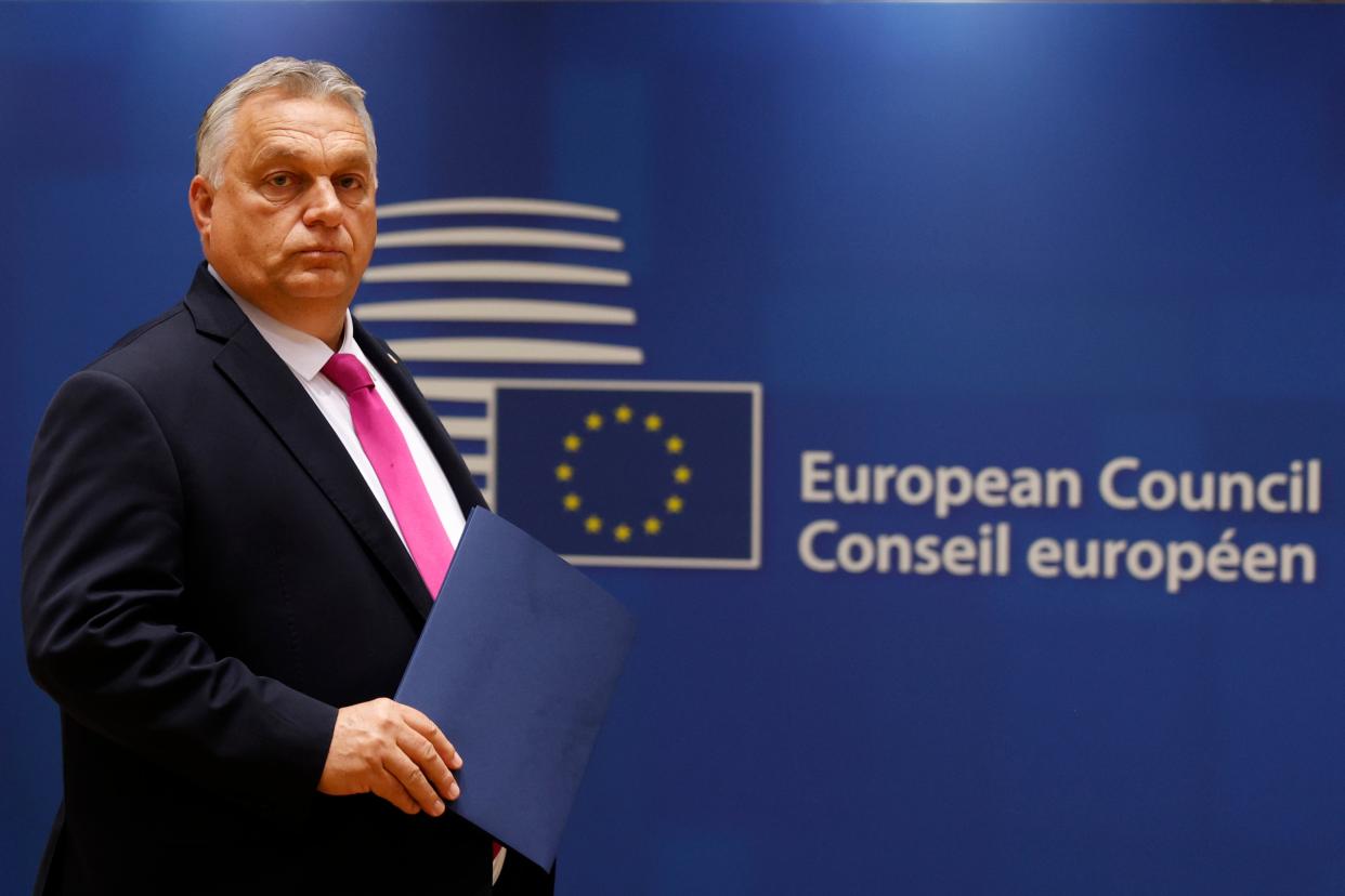 Hungarian prime minister Viktor Orban (Copyright 2023 The Associated Press. All rights reserved)