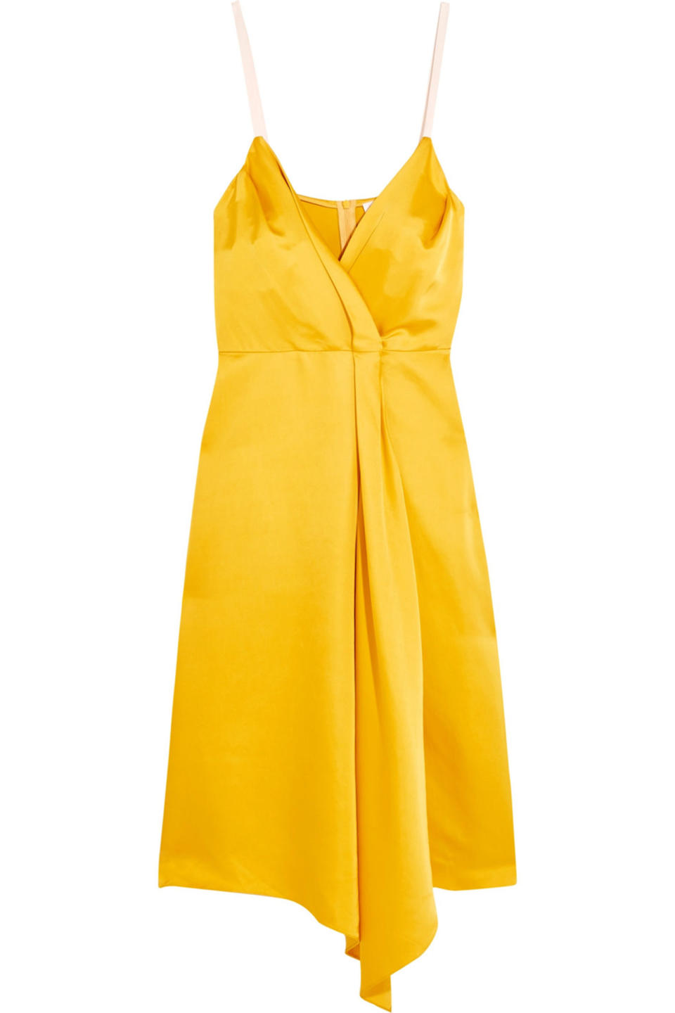 <p>Victoria Beckham solves your every summer occasionwear worry with this super flattering silk-satin dress.</p><p>Draped wrap-effect dress, £1,495, <a rel="nofollow noopener" href="http://bit.ly/2pWGidg" target="_blank" data-ylk="slk:Victoria Beckham at Net A Porter;elm:context_link;itc:0;sec:content-canvas" class="link ">Victoria Beckham at Net A Porter</a></p>