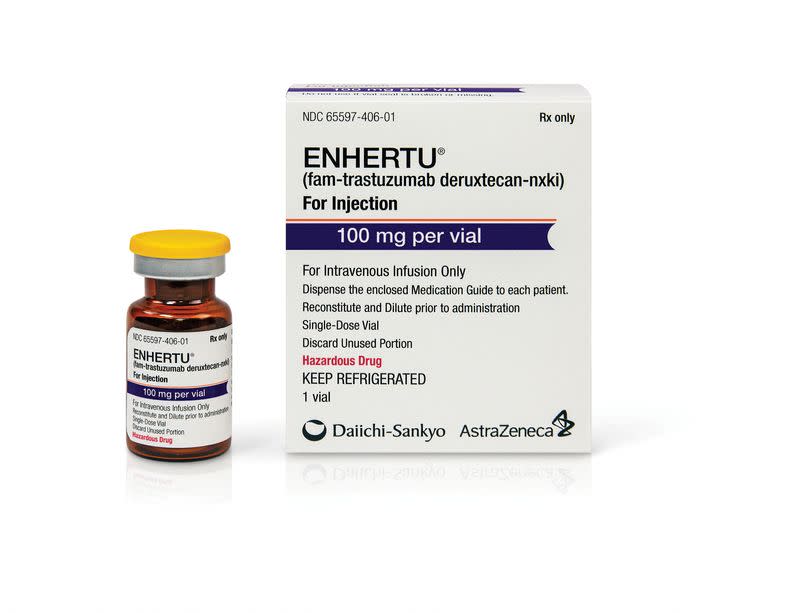 AstraZeneca's cancer medicine Enhertu, a drug developed jointly with Japan's Daiichi Sankyo