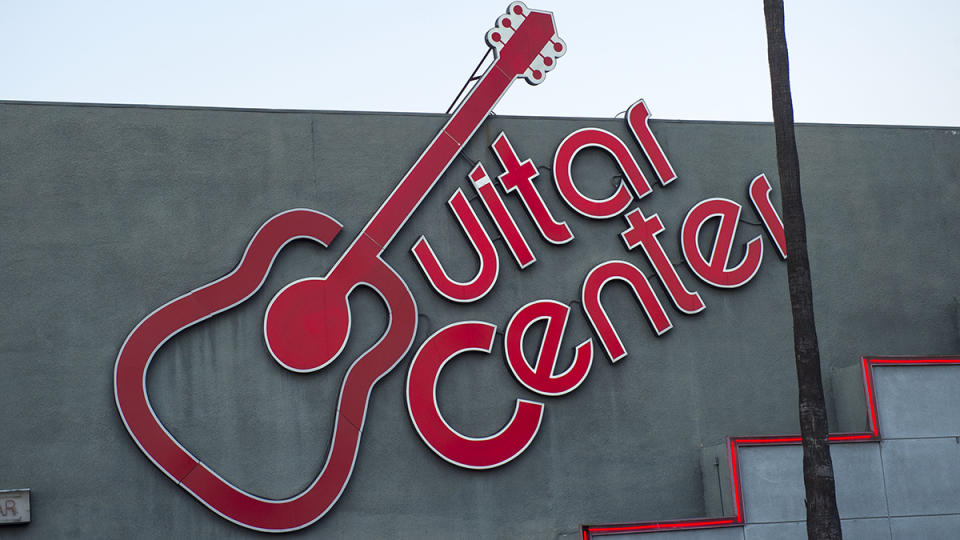  Guitar Center storefront. 