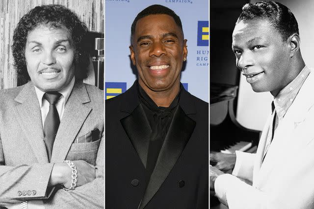 <p>Getty</p> Joe Jackson; Colman Domingo; Nat King Cole