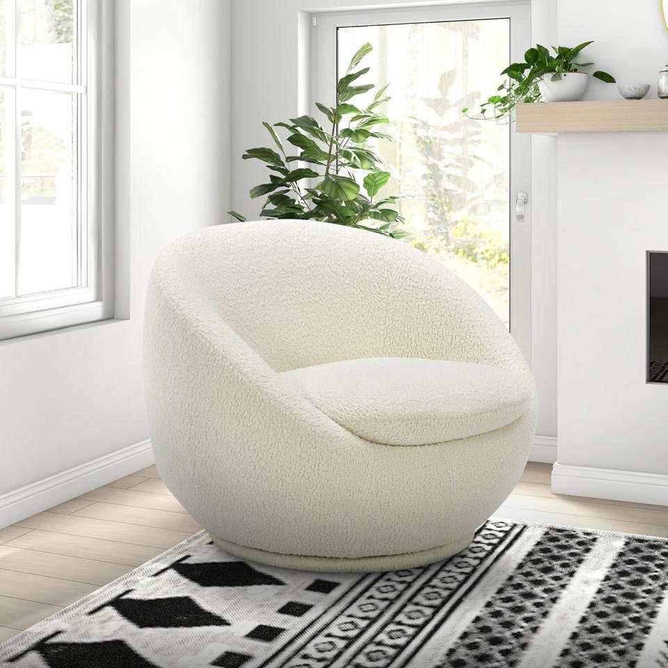 <p><a href="https://go.redirectingat.com?id=74968X1596630&url=https%3A%2F%2Fwww.walmart.com%2Fip%2FBetter-Homes-and-Gardens-Mira-Swivel-Chair-Cream%2F328390455&sref=https%3A%2F%2F" rel="nofollow noopener" target="_blank" data-ylk="slk:Shop Now;elm:context_link;itc:0;sec:content-canvas" class="link ">Shop Now</a></p><p>Better Homes and Gardens Mira Swivel Chair</p><p>walmart.com</p><p>$248.00</p>