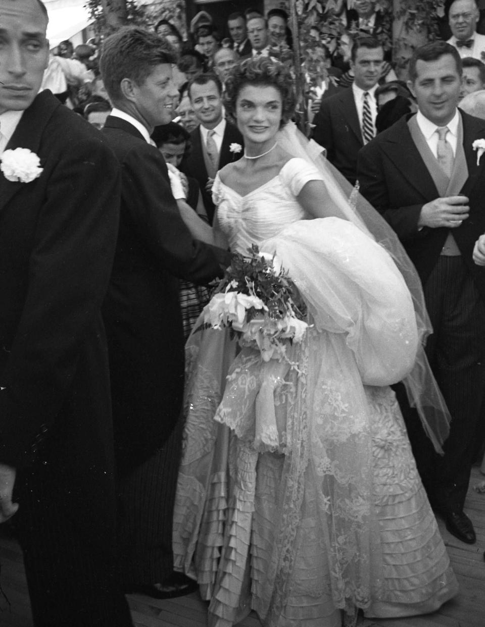 A Look Back at JFK & Jackie Kennedy's Wedding Day in Photos