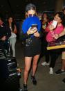 <p>Cara’s short shorts spell disaster. <i>[Photo: Fame Flynet]</i> </p>