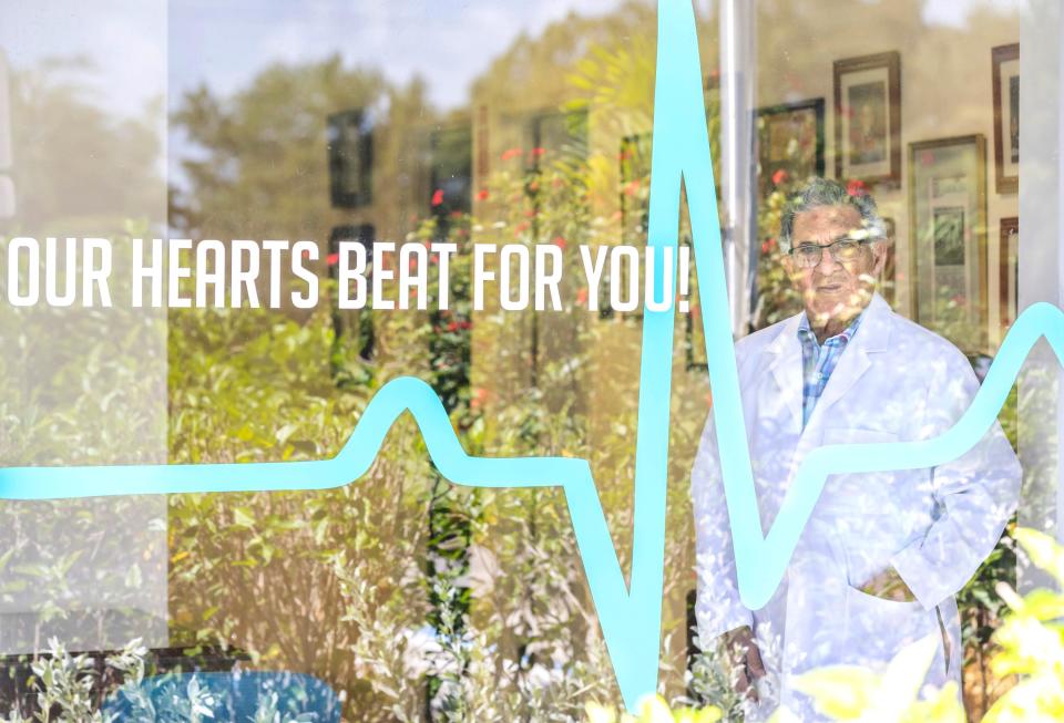 Retired urologist Dr. Fredy Delacruz, seen here Monday, July 18, 2022, is working at the newly opened Fellsmere Volunteer Medical Clinic. The clinic caters to low income patients that don’t have insurance. 