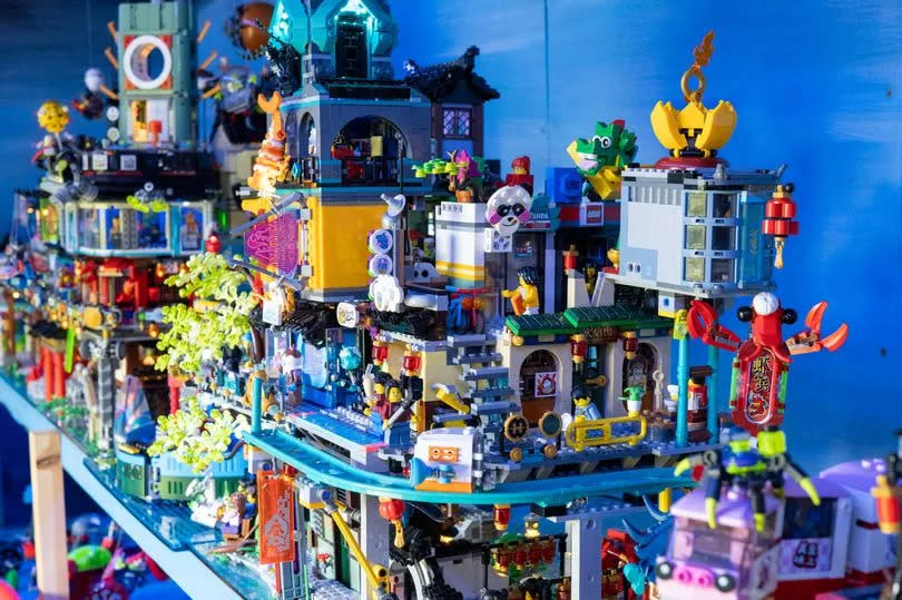 Part of James' LEGO collection