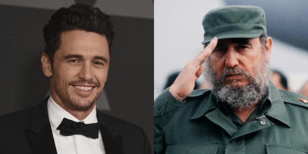 Critican casting de James Franco como Fidel Castro en nueva película