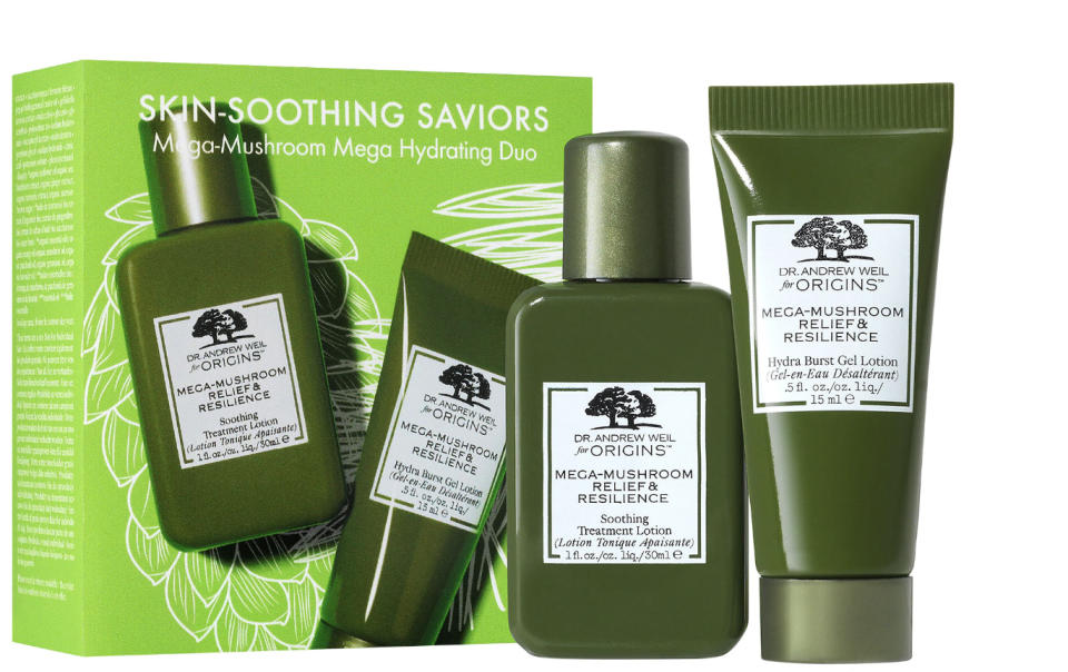 Origins Skin-Soothing Saviors Mega-Mushroom Mega Hydrating Duo (Photo: Sephora)