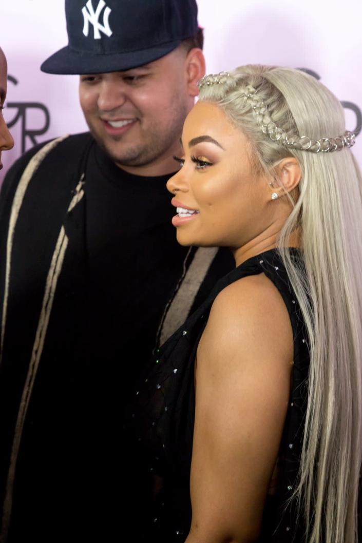 Rob Kardashian and Blac Chyna in 2016 (Getty Images)