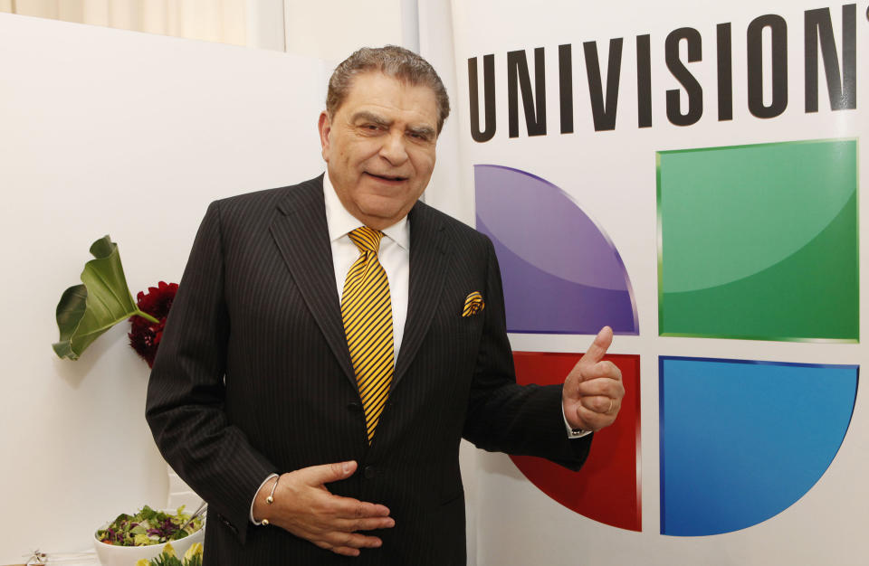 <p>The ultra famous Univision host's real name is <a href="http://www.reuters.com/article/2015/04/17/us-television-sabadogigante-idUSKBN0N82BA20150417">Mario Luis Kreutzberger Blumenfeld</a>. That came out of left field.&nbsp;</p>