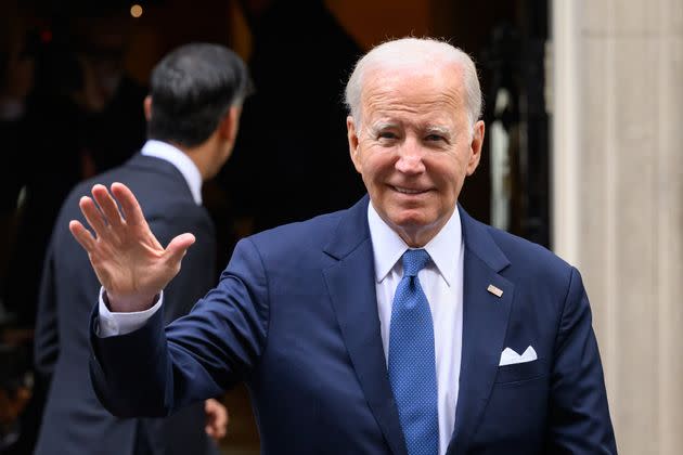 President Joe Biden departs from 10 Downing Street following a meeting with Britain Prime Minister Rishi Sunak on July 10 in London, but he really needs to show the American people what he's done to improve the U.S. if he wants to win reelection in 2024.