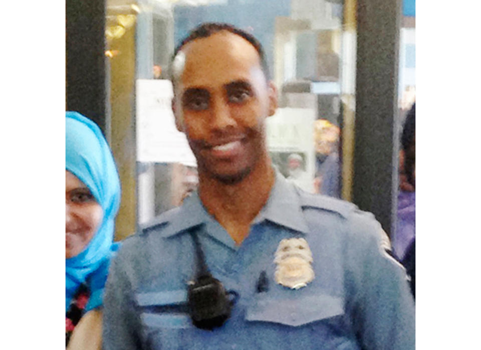 <p>In this May 2016 image provided by the City of Minneapolis, police officer Mohamed Noor poses for a photo at a community event welcoming him to the Minneapolis police force. Noor, a Somali-American, has been identified by his attorney as the officer who fatally shot Justine Damond, of Australia, late Saturday, July 15, 2017, after she called 911 to report what she believed to be an active sexual assault. (City of Minneapolis via AP) </p>