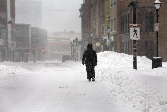 Lingering winter storm to dump more snow in N.L. today, high winds