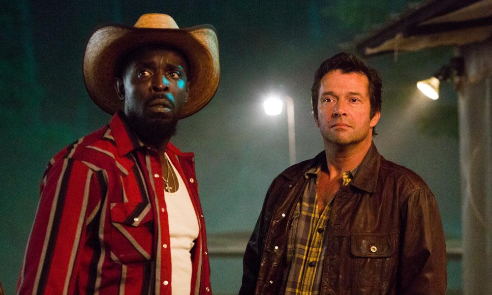 Hap Hazard: Michael Kenneth Williams as Leonard Pine, left, and James Purefoy as Hap Collins