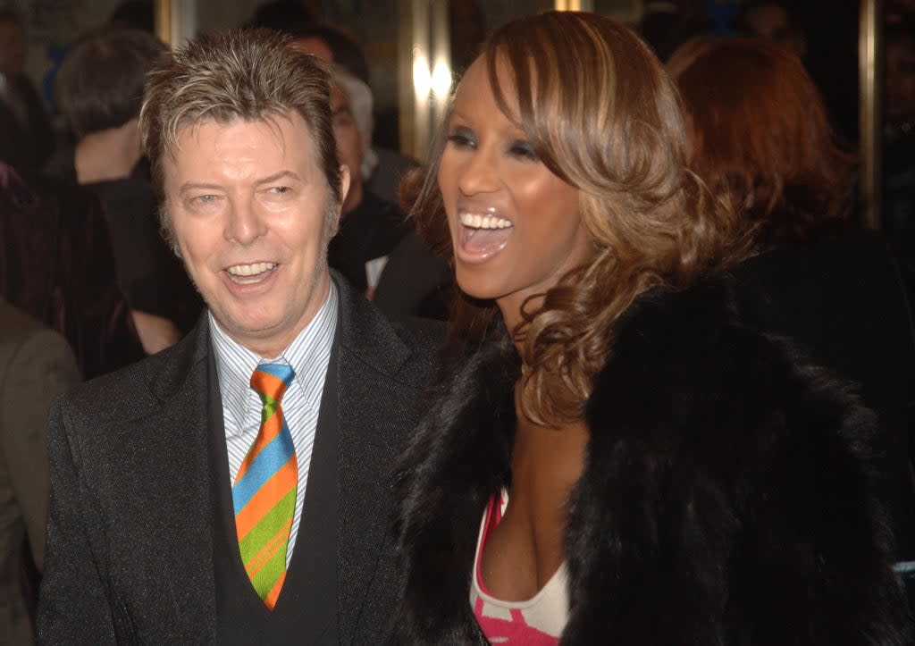 Bowie and Iman in 2005  (Getty)