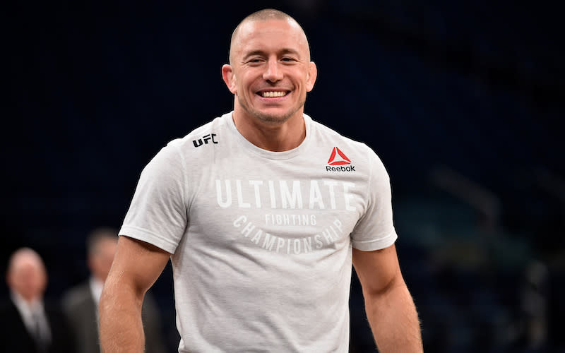 Georges St-Pierre. Photo from Getty Images.