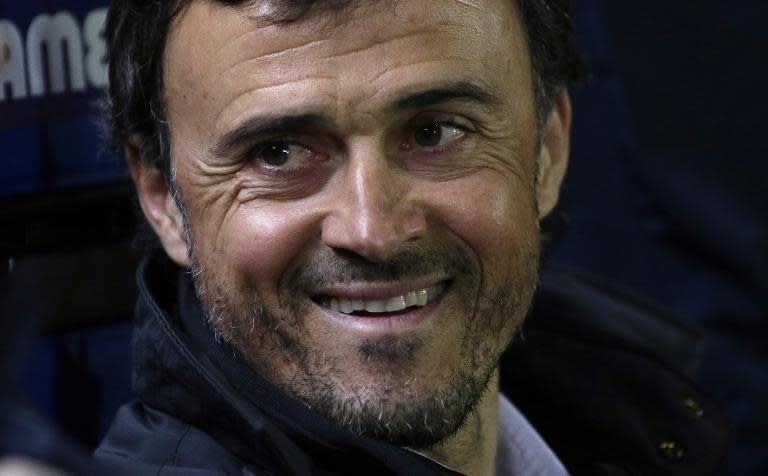 Barcelona's coach Luis Enrique, pictured during a Spanish Kings' Cup (Copa del Rey) match against Villarreal, at El Madrigal stadium in Villareal, on March 4, 2015