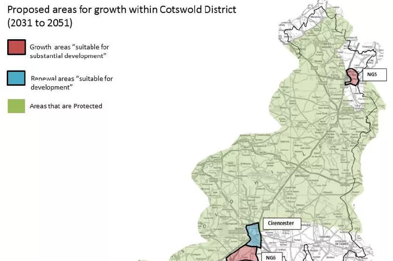 The report says the Cotswold district will be the part of Gloucestershire most impacted by the changes as it will need to provide 25 per cent of the county’s new homes. This amounts to 36,300 dwellings by 2051. The plan is to create new garden towns in Moreton-in-Marsh and Kemble.